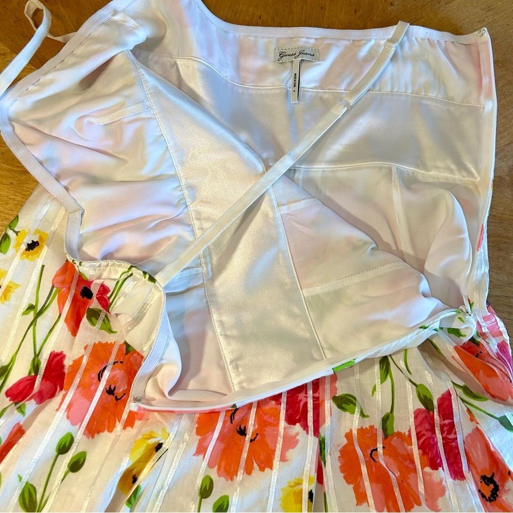 Guess Women's White and Pink Dress - Picture 6 of 11